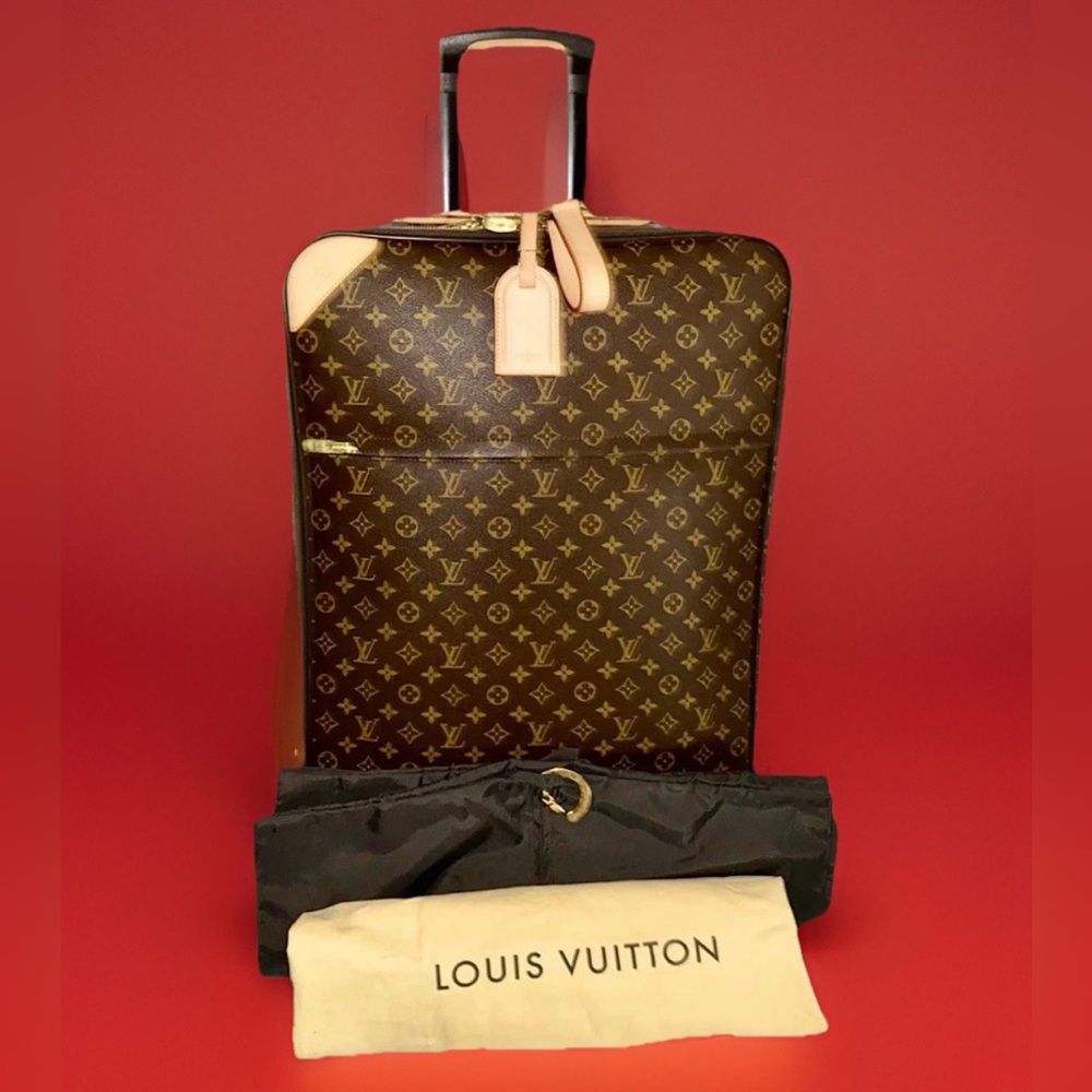 Louis Vuitton Pegase 70 Monogram Travel Suitcase Bag